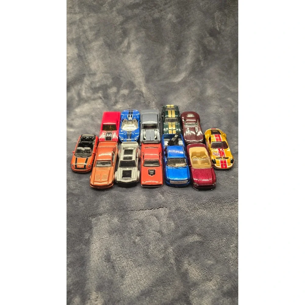 Hot Wheels Matchbox 12 Car Lot 67 Ford Mustang GT Mazda RX-3 Chevy Silverado